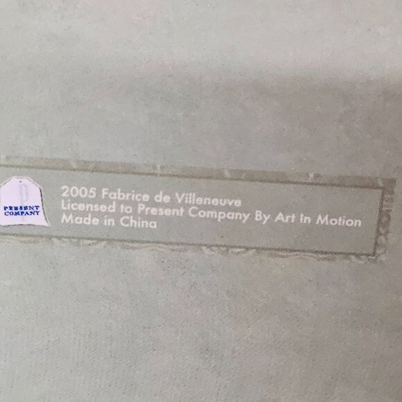 13 inch Fabrice De Villeneuve Floral Design Hat Box (2005) - Picture 3 of 8